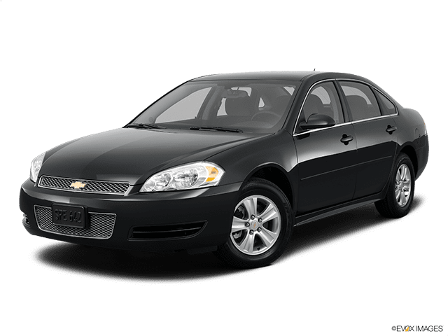 Black sedan on a black background