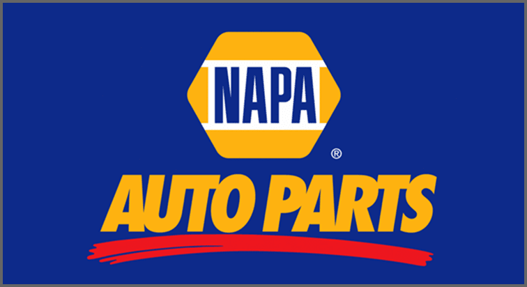 NAPA Auto Parts brand emblem in yellow and blue