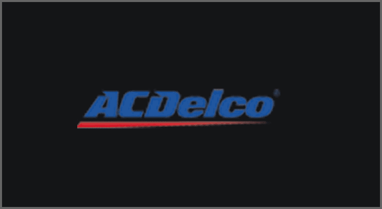ACDelco logo on black background