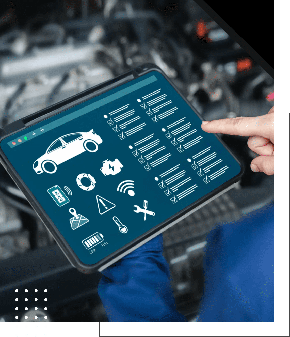 Automotive inspection with digital tools