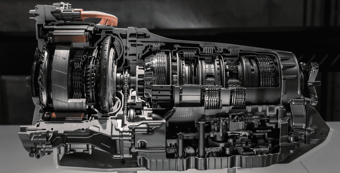 Detailed car transmission model